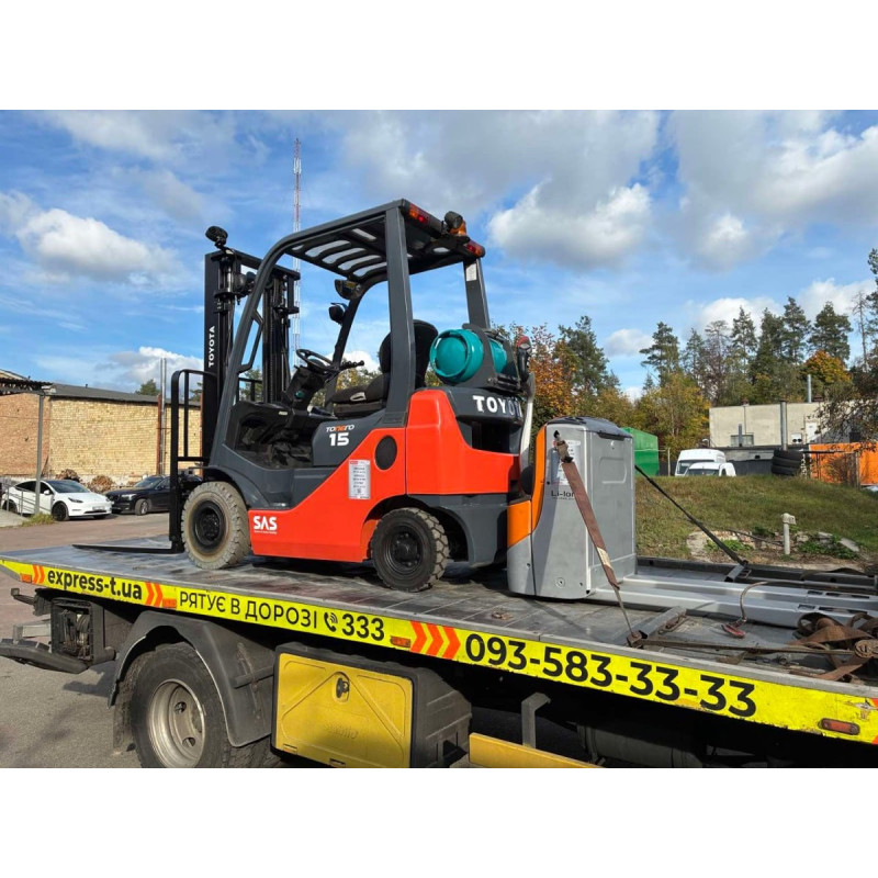 Отгрузили Toyota 02-8FGF15 и электротележку STILL EXU16 одному клиенту