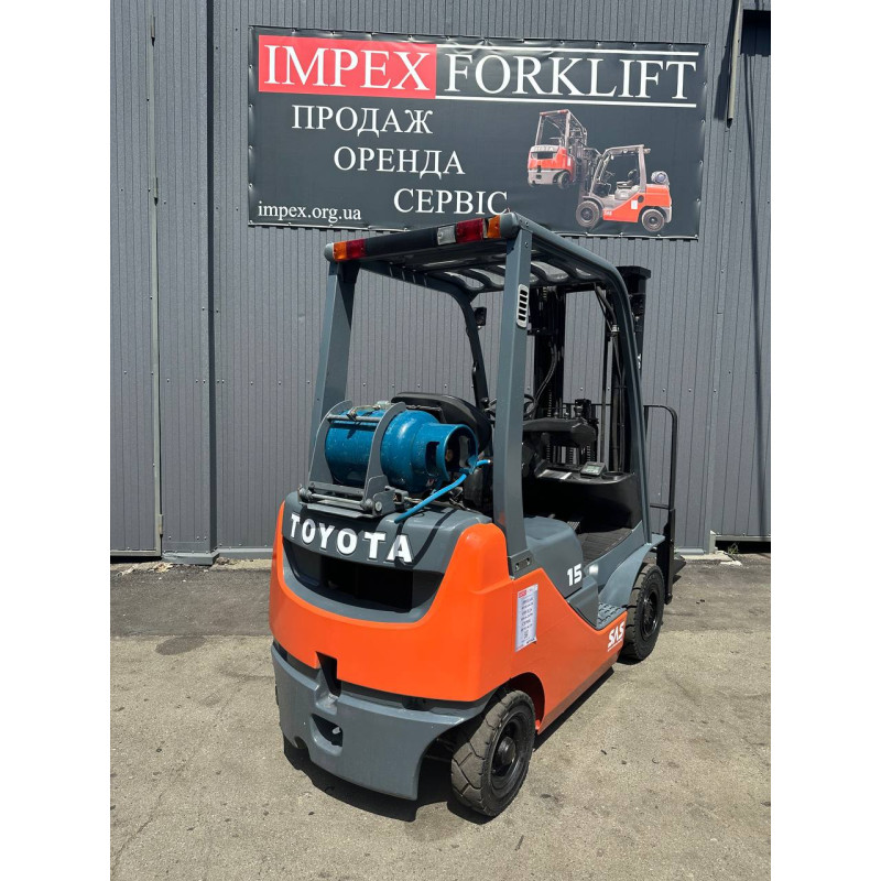 Газовий навантажувач TOYOTA 02-8FGF15.