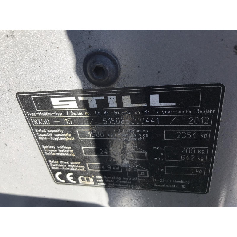 Електричний навантажувач Still RX 50-15