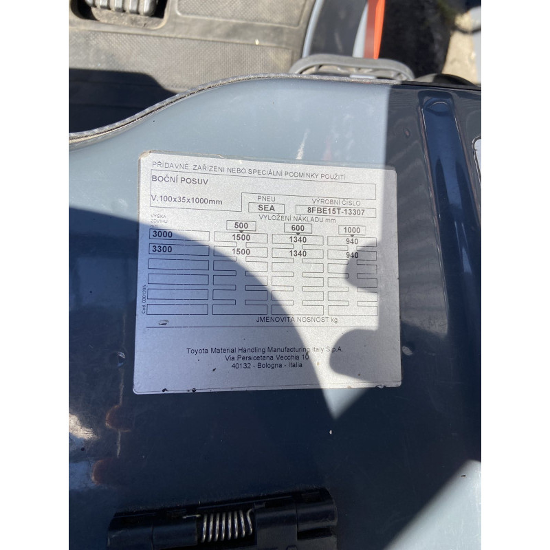 Електричний навантажувач TOYOTA 8FBE15T (Li-ION)