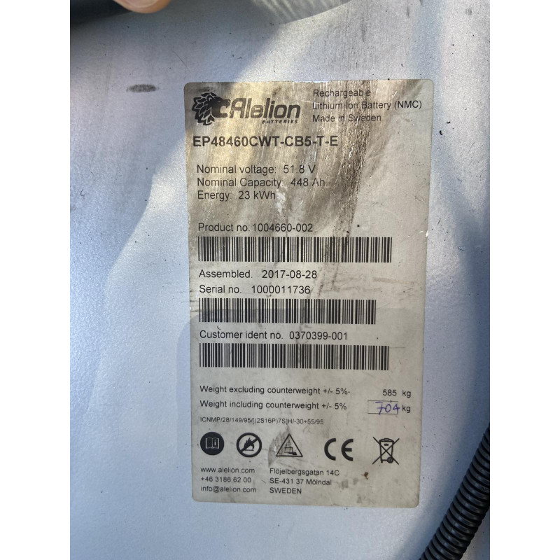 Електричний навантажувач TOYOTA 8FBE15T (Li-ION)