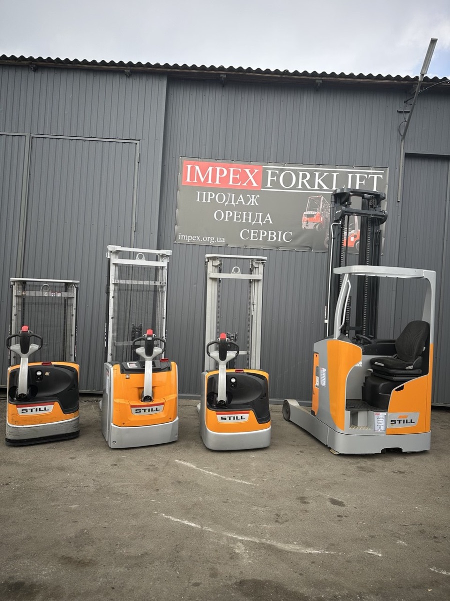 Повідкові штабелери Still і річтрак на майданчику Impex Forklift